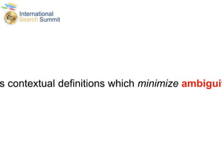 s contextual definitions which minimize ambiguit
 