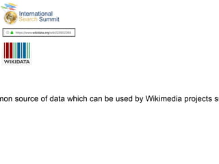 mon source of data which can be used by Wikimedia projects su
 