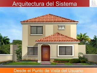 Arquitectura del Sistema
Desde el Punto de Vista del Usuario
 