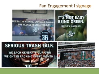Fan Engagement I signage
 