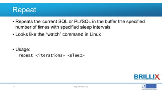 Is SQLcl the Next Generation of SQL*Plus? | PPT