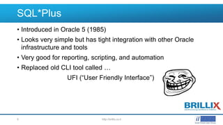 Is SQLcl the Next Generation of SQL*Plus? | PPT