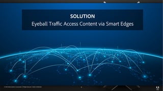 © 2018 Adobe Systems Incorporated. All Rights Reserved. Adobe Confidential. 12
SOLUTION
Eyeball Traffic Access Content via...