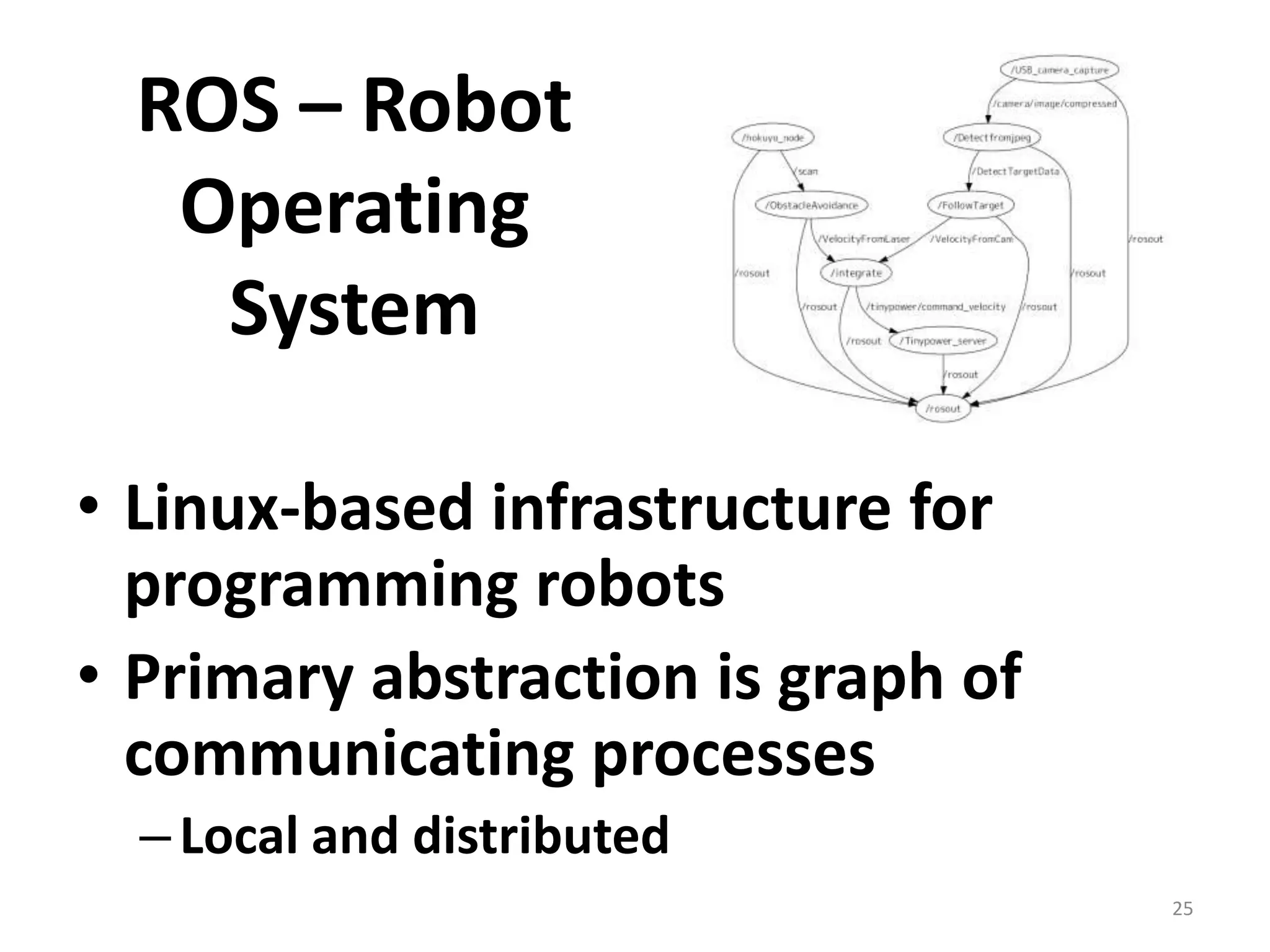AndroidOS + middleware for smart phones / tabletsARM based hardware running LinuxMuch less constrained than motes and Arduino22
