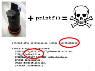 Plenty of other open embedded platforms existFreeRTOSContikiPacemaker ChallengeEtc.Embarrassment of richesStill, huge room for improvementWhere’s the open automobile?27