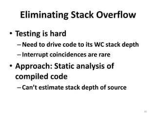 Stack Overflow in TinyOS34main()4 KB