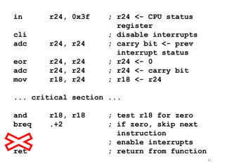 Stack Overflow in TinyOS36main()irq 04 KBirq 1