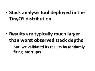 Stack Overflow in TinyOS37main()irq 04 KBirq 1