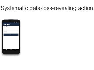 Systematic data-loss-revealing action
https://
oliviero.riganelli
………….
 