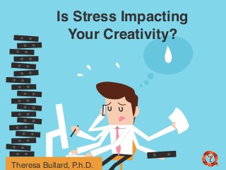 Is Stress Impacting 
Your Creativity? 
Theresa Bullard, P.h.D. 
 
