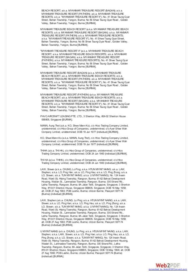 Issuance of stock options to the executives