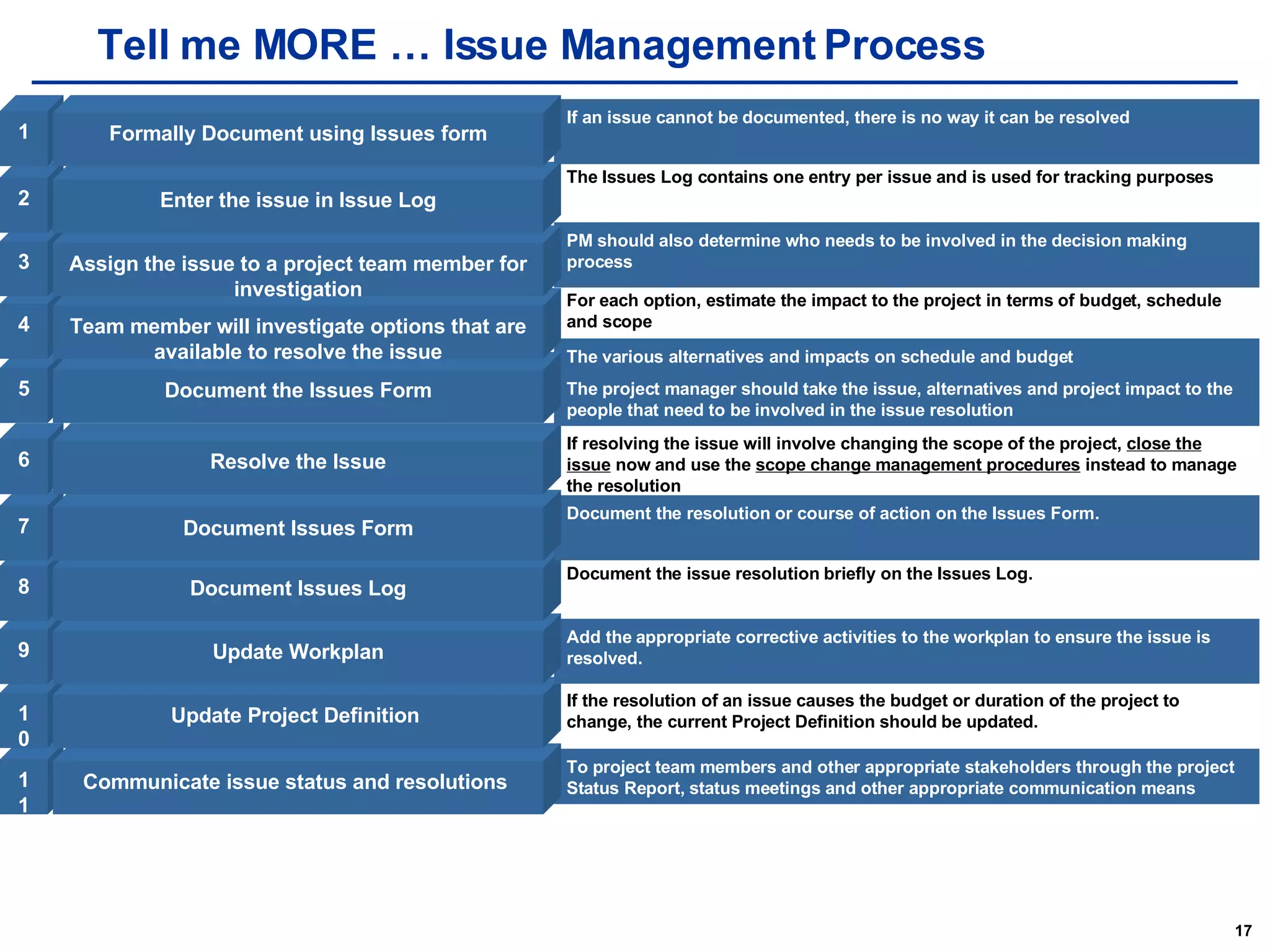 Issue Management | PPT