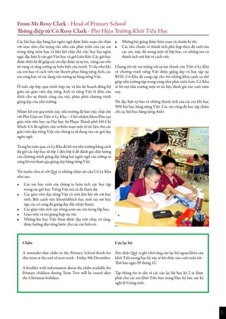 3
From Ms Rosy Clark - Head of Primary School
Thông điệp từ Cô Rosy Clark - Phó Hiệu Trưởng Khối Tiểu Học
Các bài học dạy ...
