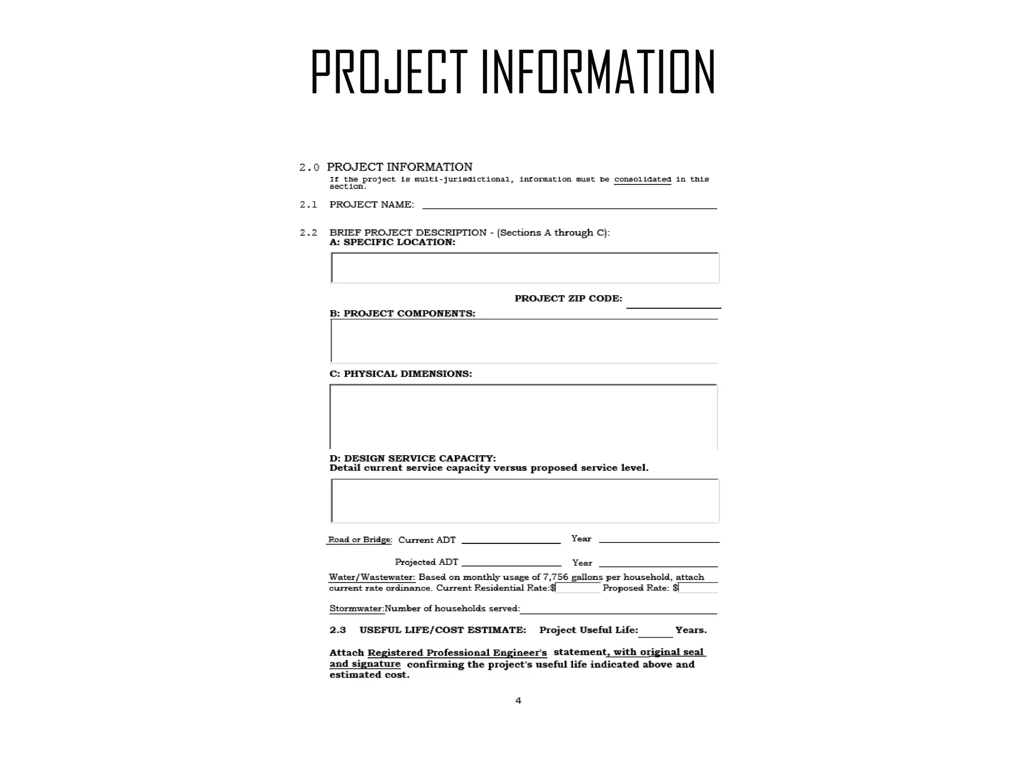 PROJECT INFORMATION 