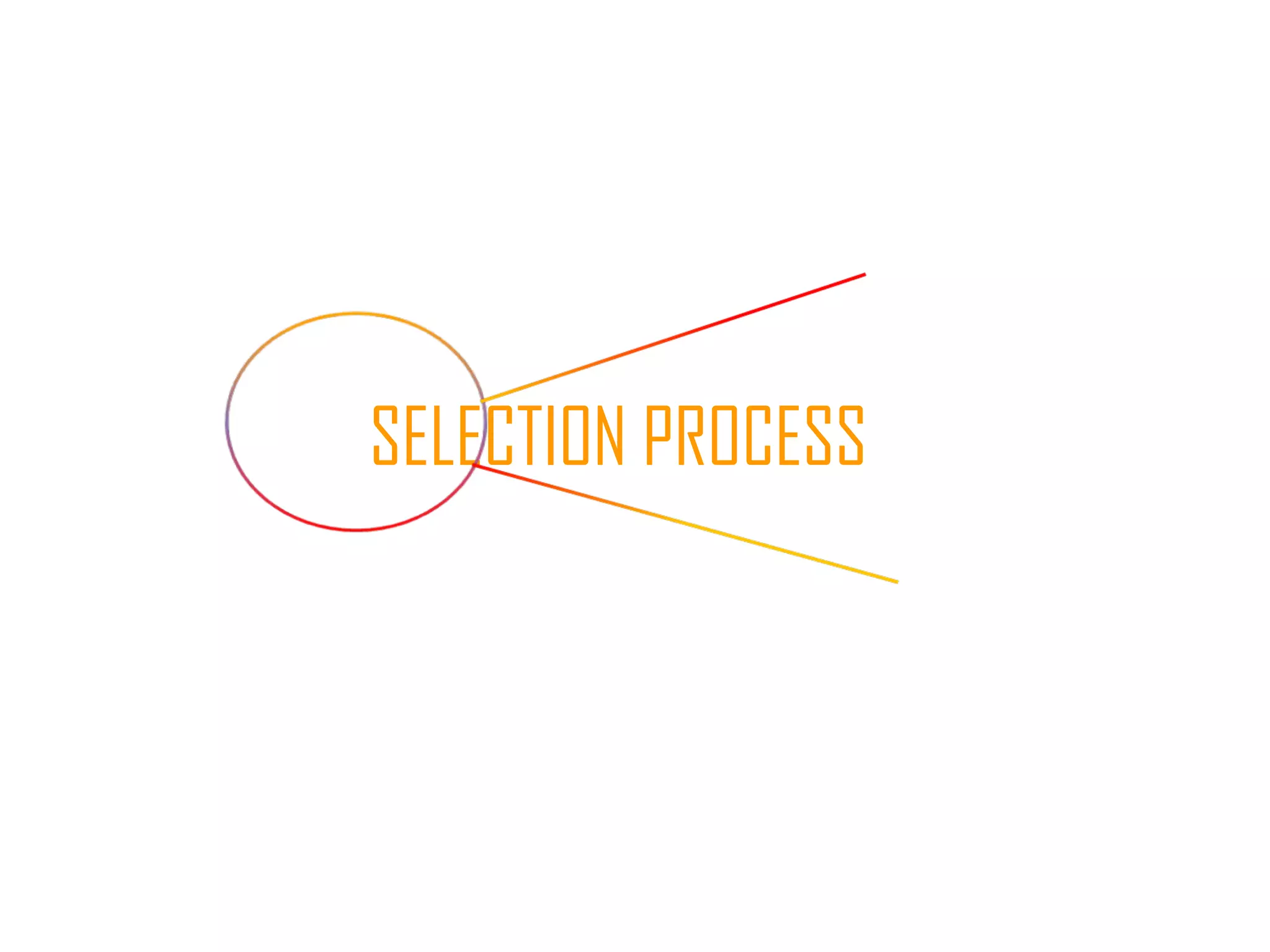 SELECTION PROCESS 