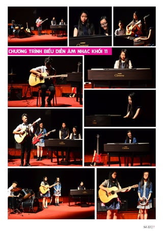Số 22 | 7
CHƯƠNG TRÌNH BIỂU DIỄN ÂM NHẠC KHỐI 11
 