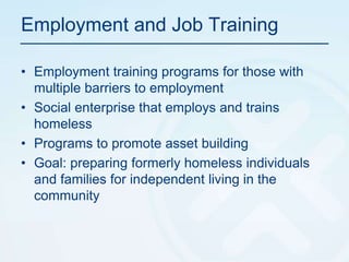 #3 Solutions to Homelessness | PPTX