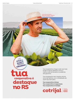 Jornal do Comércio 41
Sexta-feira, 29 de Abril de 2022
Marcas de Quem Decide
 