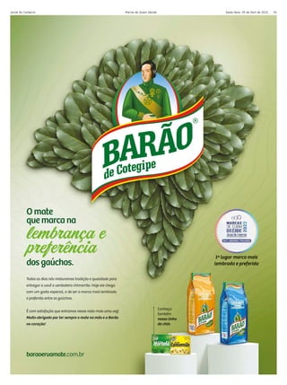 Sexta-feira, 29 de Abril de 2022
Jornal do Comércio Marcas de Quem Decide 55
 