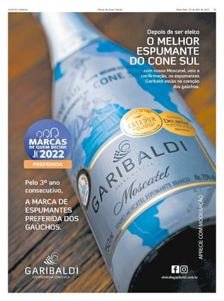 Sexta-feira, 29 de Abril de 2022
Jornal do Comércio Marcas de Quem Decide 59
 