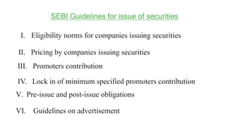 Issue management in Indian financial system