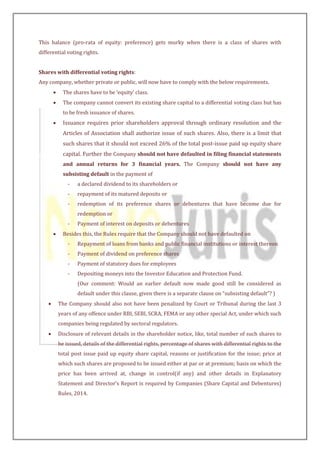 Issuing of Shares with Differential Rights | DOCX