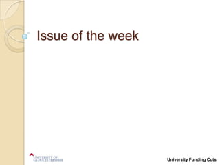 Issue of the week 