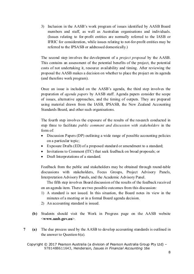 Issues In Financial Accounting 16th Edition Henderson Solutions Manual