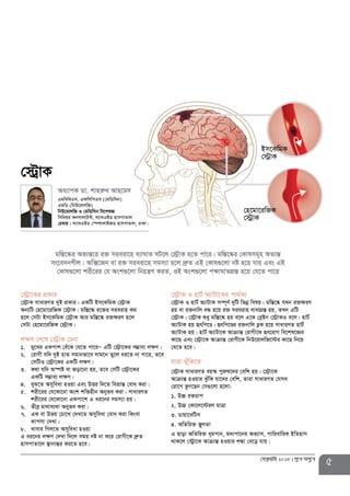5†deªæqvwi 2018 my‡L Amy‡L
†÷ªv‡Ki cÖKvi
†÷«vK mvaviYZ `yB cÖKvi| GKwU Bm‡KwgK †÷«vK
Ab¨wU †n‡gv‡iwRK †÷«vK| gw¯Í‡®‹ i‡³i mieivn Kg
n‡j †mUv Bm‡KwgK †÷«vK Avi gw¯Í‡®‹ i³¶iY n‡j
†mUv †n‡gv‡iwRK †÷«vK|
jÿY †`‡L †÷ªvK †Pbv
1. gy‡Li GKcvk †eu‡K †h‡Z cv‡iÑ GwU †÷«v‡Ki m¤¢ve¨ j¶Y|
2. †ivMx hw` `yB nvZ mgvbfv‡e mvg‡b Zy‡j ai‡Z bv cv‡i, Z‡e
†mwUI †÷«v‡Ki GKwU j¶Y|
3. K_v hw` A¯úó ev Rov‡bv nq, Z‡e †mwU †÷«v‡Ki
GKwU m¤¢ve¨ j¶Y|
4. eyS‡Z Amyweav nIqv Ges DËi w`‡Z weåvšÍ †eva Kiv|
5. kix‡ii †h‡Kv‡bv Ask kw³nxb Abyfe Kiv| mvaviYZ
kix‡ii †h‡Kv‡bv GKcv‡k G ai‡bi mgm¨v nq|
6. Zxeª gv_ve¨_v Abyfe Kiv|
7. GK ev Dfq †Pv‡L †`L‡Z Amyweav †eva Kiv wKsev
Svcmv †`Lv|
8. Lvevi wMj‡Z Amyweav nIqv
G ai‡bi j¶Y †`Lv w`‡j mgq bó bv K‡i †ivMx‡K `ªæZ
nvmcvZv‡j ¯’vbvšÍi Ki‡Z n‡e|
†÷«vK I nvU© A¨vUv‡Ki cv_©K¨
†÷«vK I nvU© A¨vUvK m¤ú~Y© `ywU wfbœ welq| gw¯Í‡®‹ hLb i³¶iY
nq ev i³bvwj eÜ n‡q i³ mieivn evavMÖ¯Í nq, ZLb GwU
†÷«vK| †÷«vK ïay gw¯Í‡®‹ nq e‡j G‡K †eªBb †÷«vKI e‡j| nvU©
A¨vUvK nq ürwc‡Ð| ürwc‡Ði i³bvwj eøK n‡q mvaviYZ nvU©
A¨vUvK nq| nvU© A¨vUv‡K AvµvšÍ †ivMx‡K ür‡ivM we‡kl‡Ái
Kv‡Q Ges †÷«v‡K AvµvšÍ †ivMx‡K wbD‡ivjwR‡÷i Kv‡Q wb‡q
†h‡Z n‡e|
hviv SyuwK‡Z
†÷«vK mvaviYZ eq¯‹ cyiæl‡`i †ewk nq| †÷«v‡K
AvµvšÍ nIqvi SuzwK hv‡`i †ewk, Zviv mvaviYZ †hme
†iv‡M fzM‡Qb †m¸‡jv n‡jv:
1. D”P i³Pvc
2. D”P †Kv‡j‡÷ij gvÎv
3. Wvqv‡ewUm
4. AwZwi³ ¯’~jZv
G Qvov AwZwi³ a~gcvb, g`¨cv‡bi Af¨vm, cvwievwiK BwZnvm
_vK‡j †÷ªv‡K AvµvšÍ nIqvi k¼v †e‡o hvq|
gw¯Í‡®‹i Af¨šÍ‡i i³ mieiv‡n e¨vNvZ NU‡j †÷«vK n‡Z cv‡i| gw¯Í‡®‹i †Kvlmg~n AZ¨šÍ
ms‡e`bkxj| Aw·‡Rb ev i³ mieiv‡n mgm¨v n‡j `ªæZ GB †Kvl¸‡jv bó n‡q hvq Ges GB
†Kvl¸‡jv kix‡ii †h Ask¸‡jv wbqš¿Y KiZ, IB Ask¸‡jv c¶vNvZMÖ¯Í n‡q †h‡Z cv‡i
Aa¨vcK Wv. kvniæL Avn‡g`
GgweweGm, GdwmwcGm (†gwWwmb)
GgwW (wbD‡ivjwR)
wbD‡ivjwR I †gwWwmb we‡klÁ
wmwbqi Kbmvj‡U›U, j¨veGBW nvmcvZvj
†P¤^vi : j¨veGBW †¯úkvjvBRW nvmcvZvj, XvKv|
†÷ªvK
Bm‡KwgK
†÷ªvK
†n‡gv‡iwRK
†÷ªvK
 