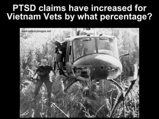 PTSD claims have increased for Vietnam Vets by what percentage? 