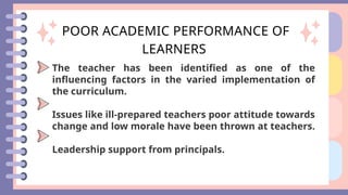 Addressing Key Issues and Concerns in Curriculum Development and ...