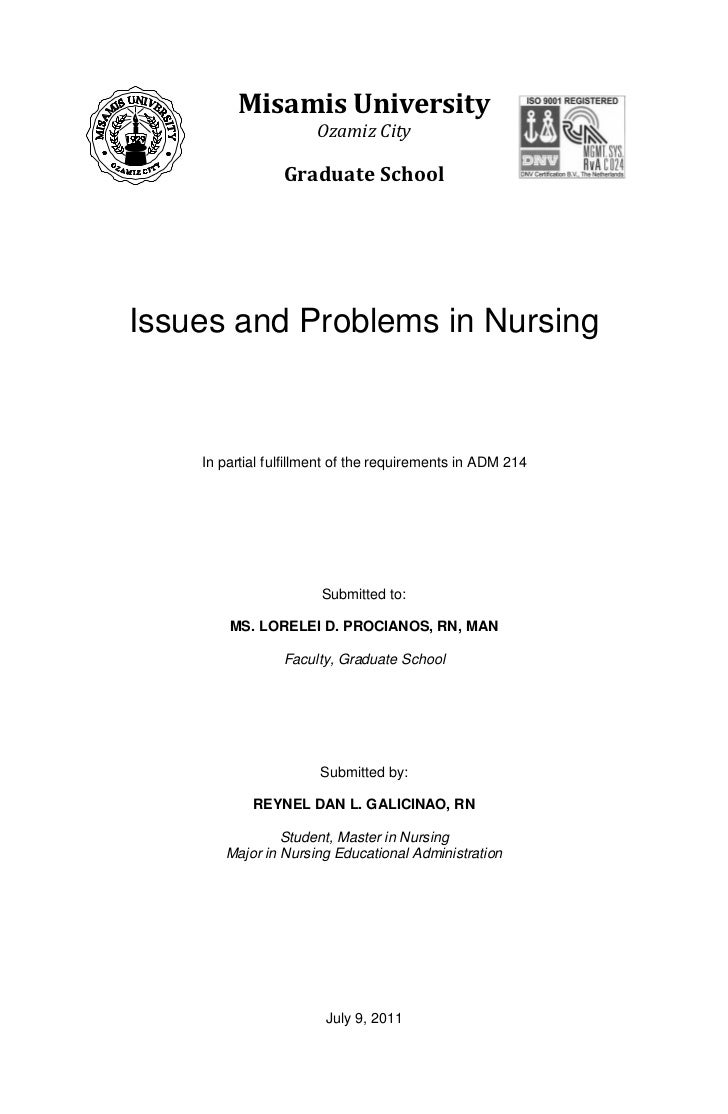 thesis title for master of arts in nursing