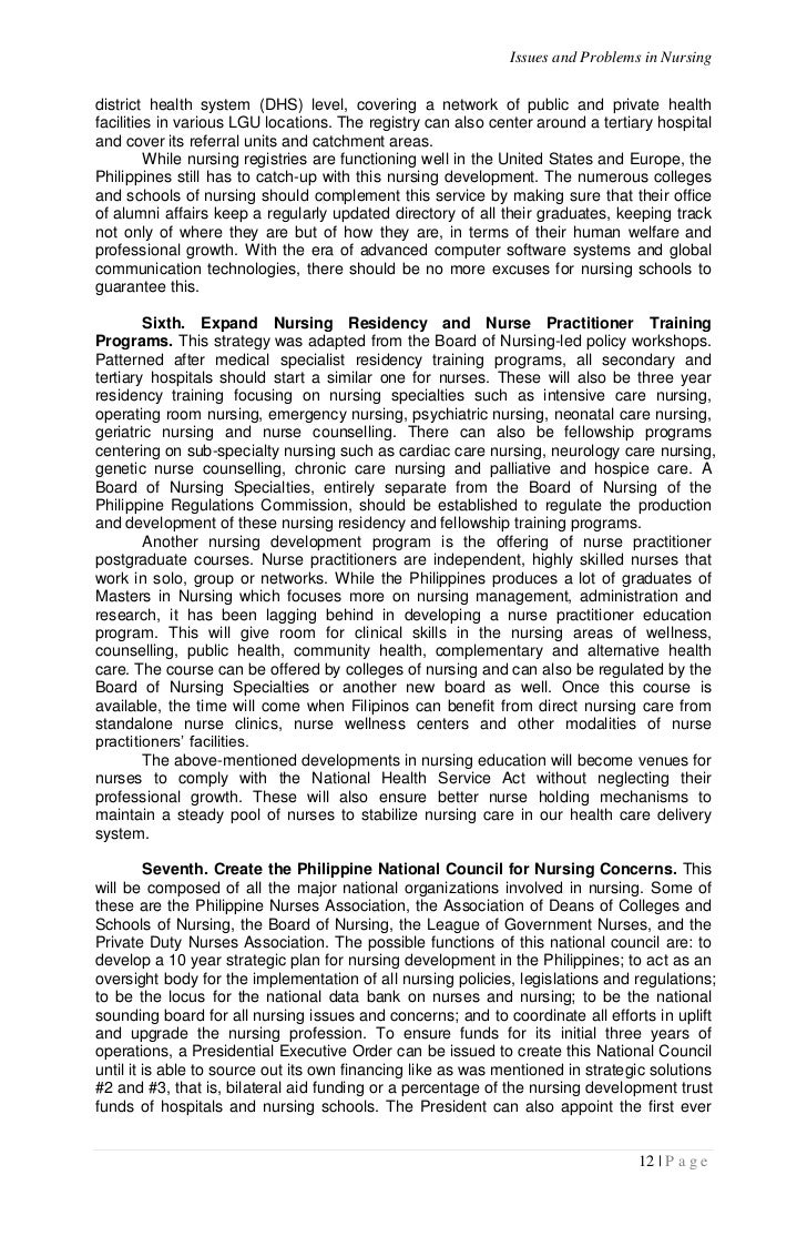 Issues And Problems In Nursing A G E How To Write A Proposal Essay Example also Business Plan Writers In Ga Where Is A Thesis Statement In An Essay