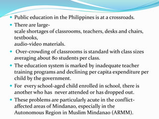 basic education in the philippines essay