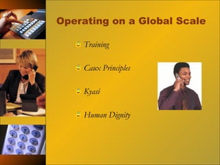 Operating on a Global Scale Training Caux Principles Kyasi Human Dignity 