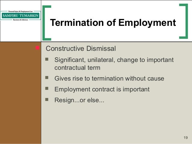 stock options termination of employment