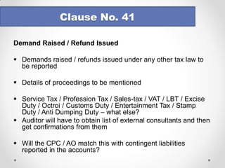 Issues in e filing of tax audit reports for ay 2014-15 | PDF