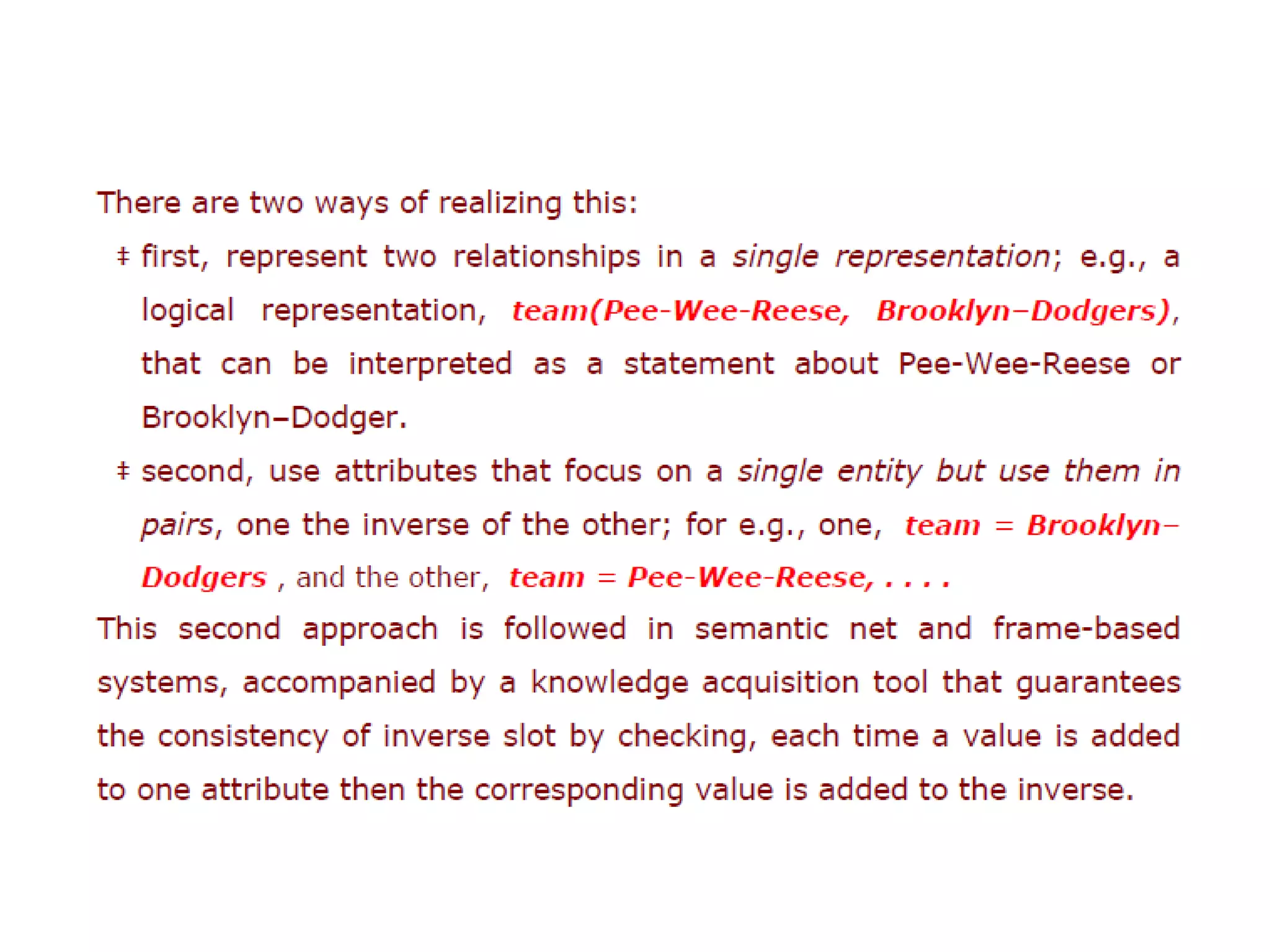 Issues in knowledge representation | PPTX