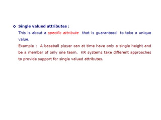 Issues in knowledge representation