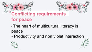 ISSUES IN TEACHING MULTICULTURAL LITERACY | PPTX