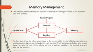 Issues in the Design of a Code Generator.pptx | Programming Languages ...