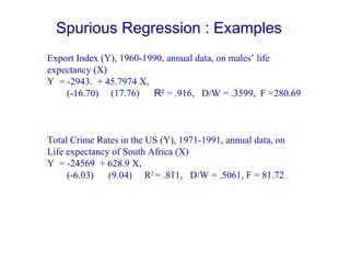Issues in time series econometrics | PPS