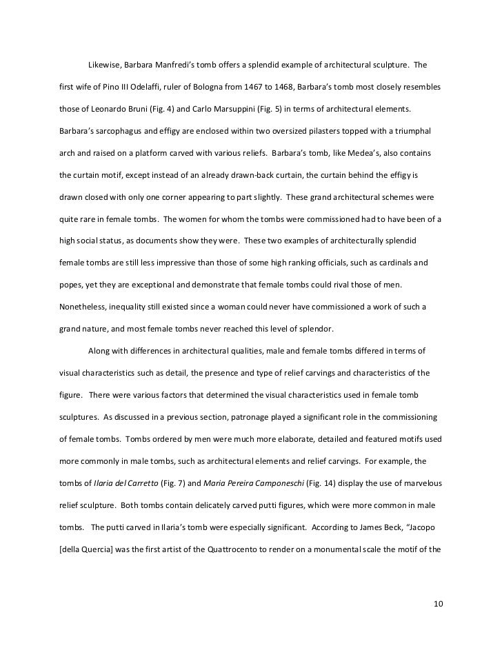 Science And Religion Essay Sample English Essays also The Kite Runner Essay Thesis Issues In Womens Tomb Sculpture Of The Quattrocento My English Essay