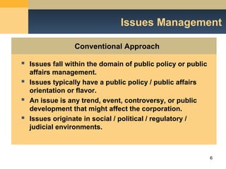 Issues management and crisis management | PPT
