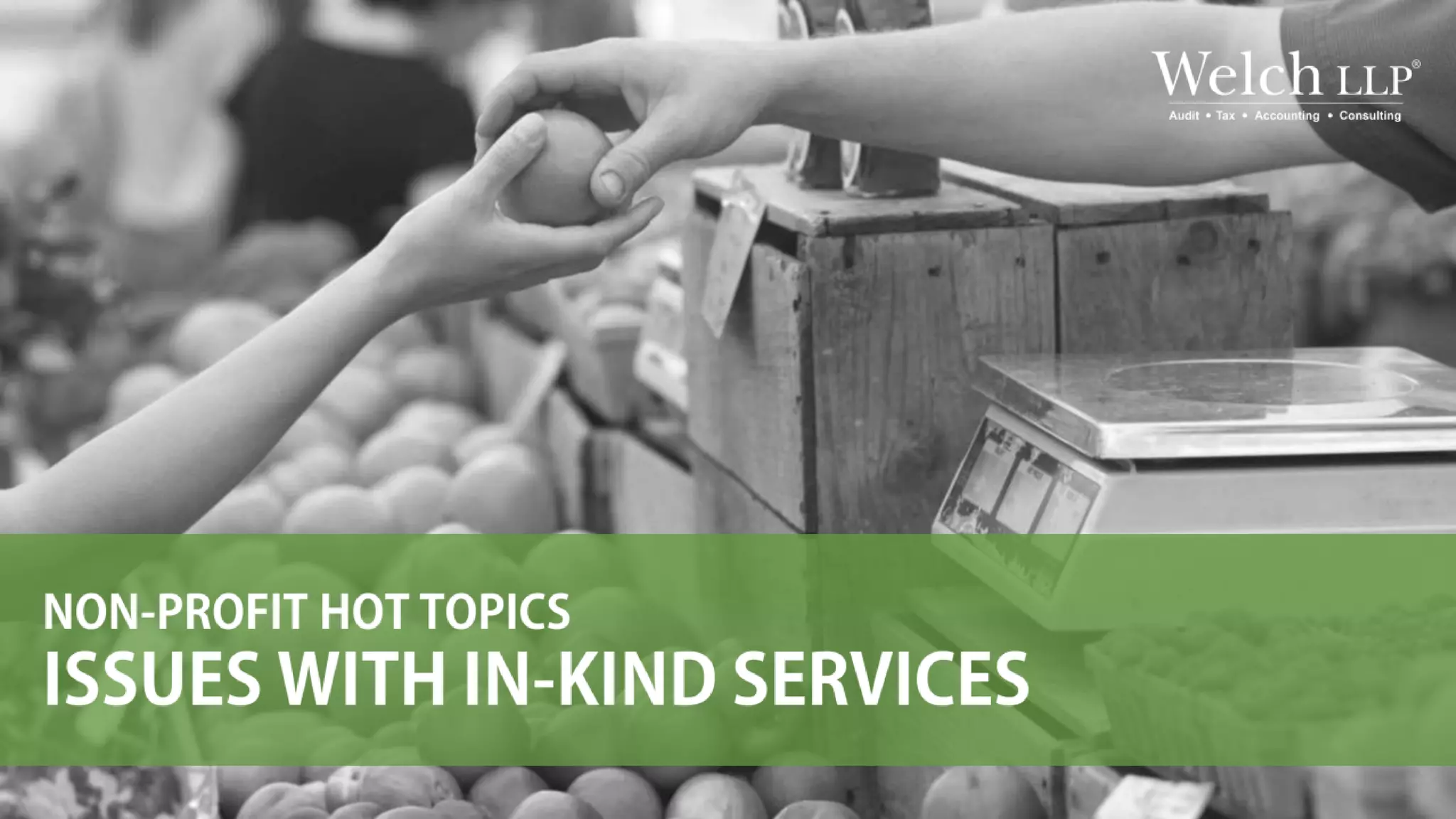 Issues With InKind Services PPT