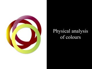 Physical analysis
   of colours




               HC /12.07
 