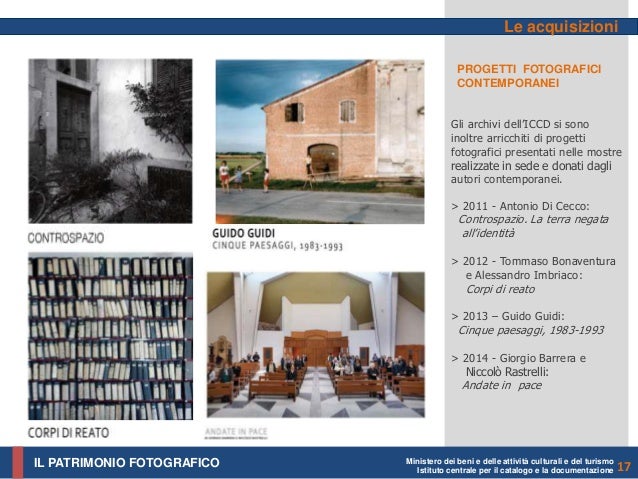 Istituto Centrale per il Catalogo e la Documentazione Presentation