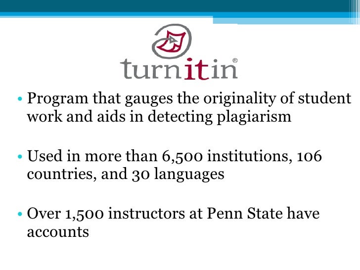 penn state turnitin