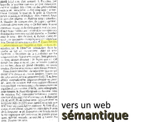 sémantique vers un web 