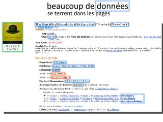 beaucoup de données se terrent dans les pages 